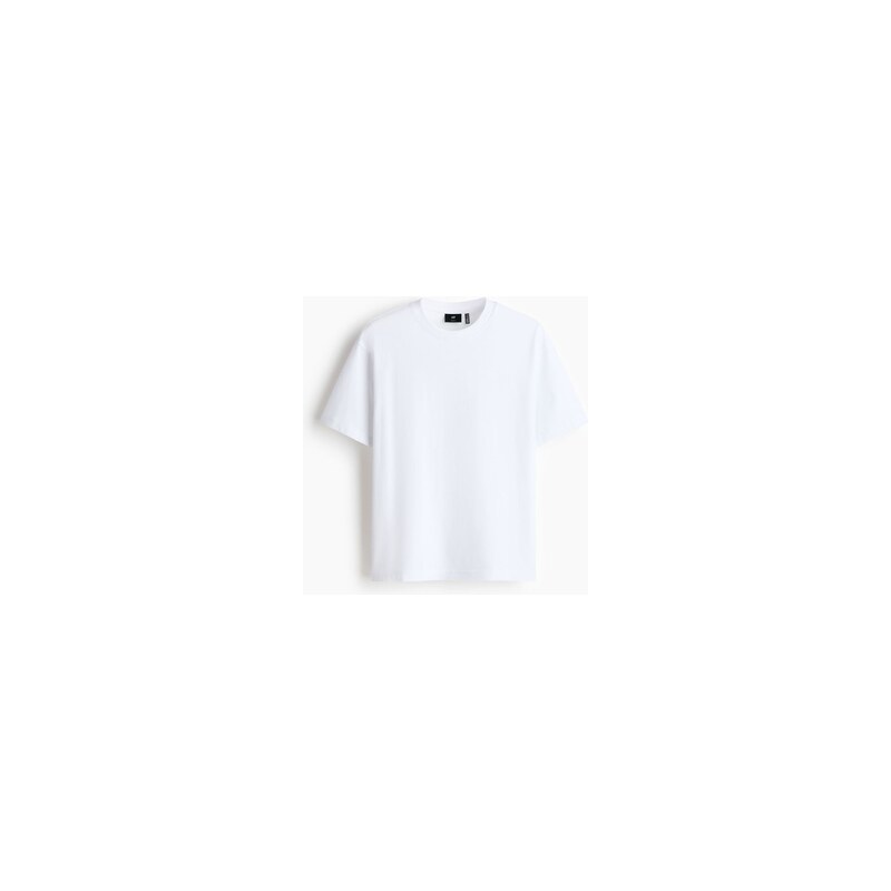 H&M - Tričko z materiálu COOLMAX Relaxed Fit - Bílá