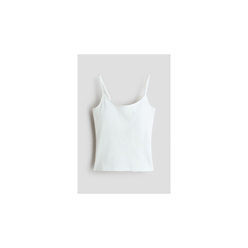 H&M - Tílkos vycpávkami - Bílá