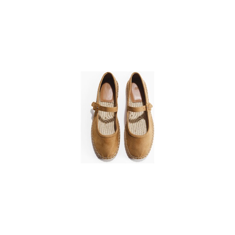 H&M - Espadrilky - Tmavě Béžová