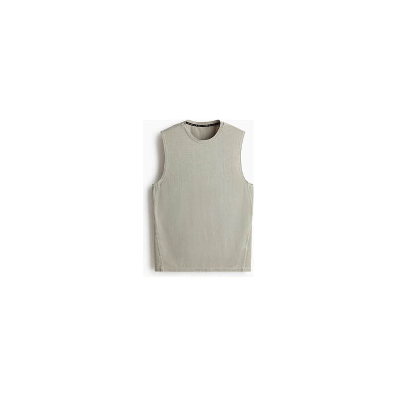 H&M - Sportovní tílko Regular Fit DryMove - Béžová
