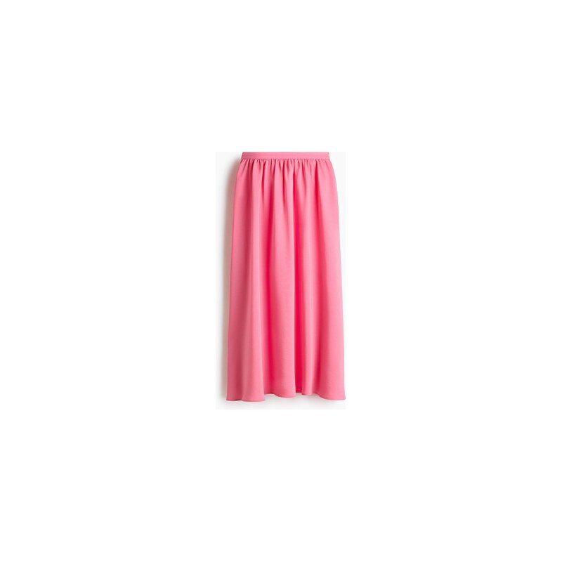 H&M - Sukně Loose Fit - Jasně Růžová