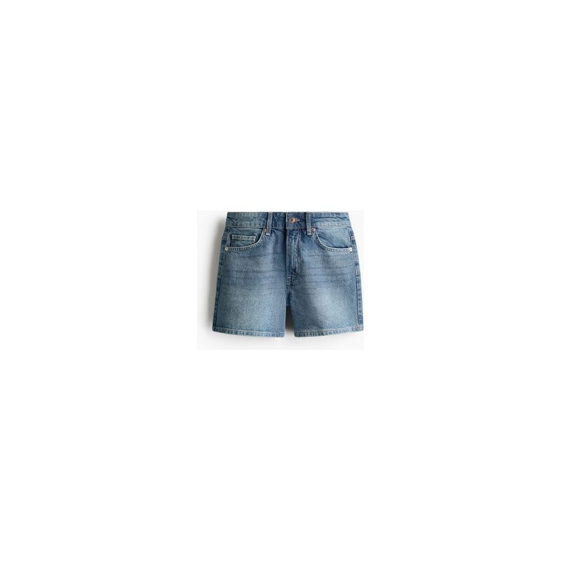H&M - Džínové šortky - Denim Blue