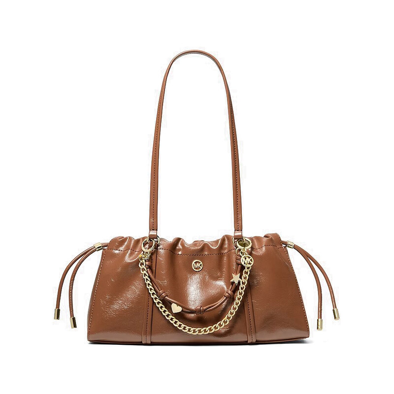 Michael Kors Matilda kožená kabelka hnědá