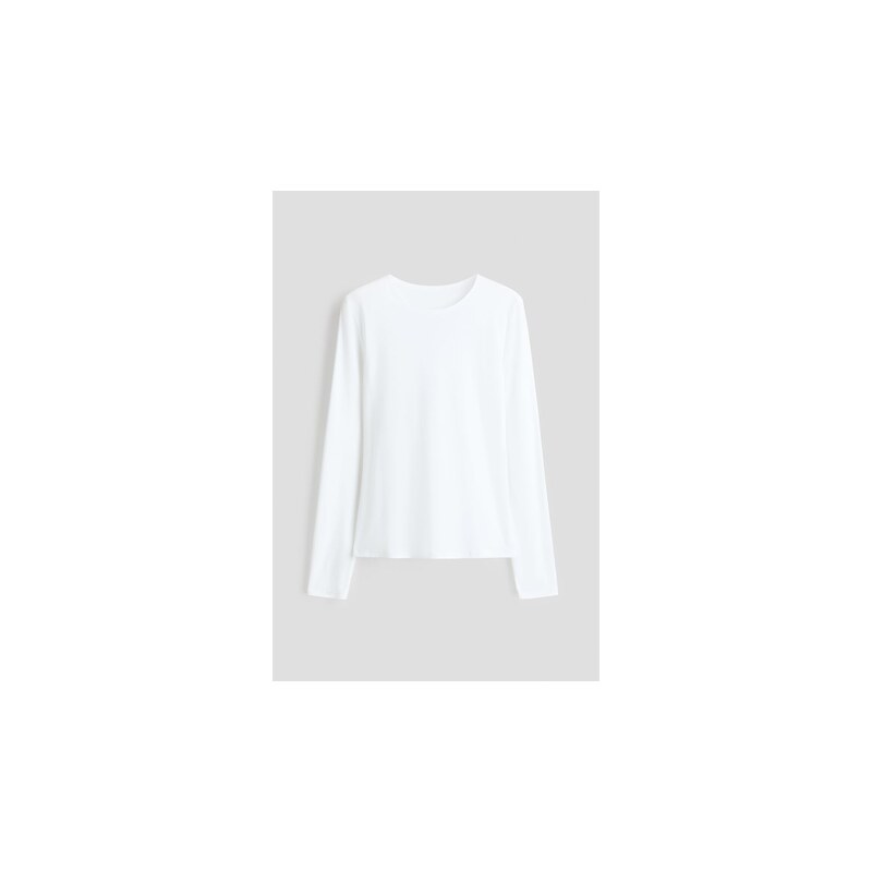 H&M - Top Warming Slim Fit - Bílá