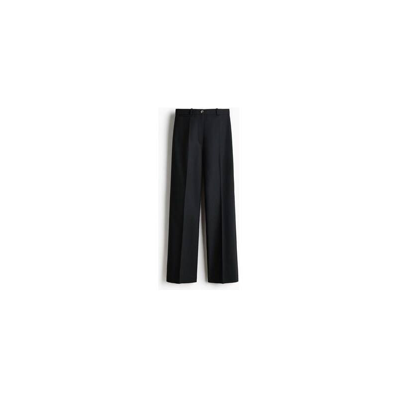 H&M - Kalhoty Bootcut - Černá
