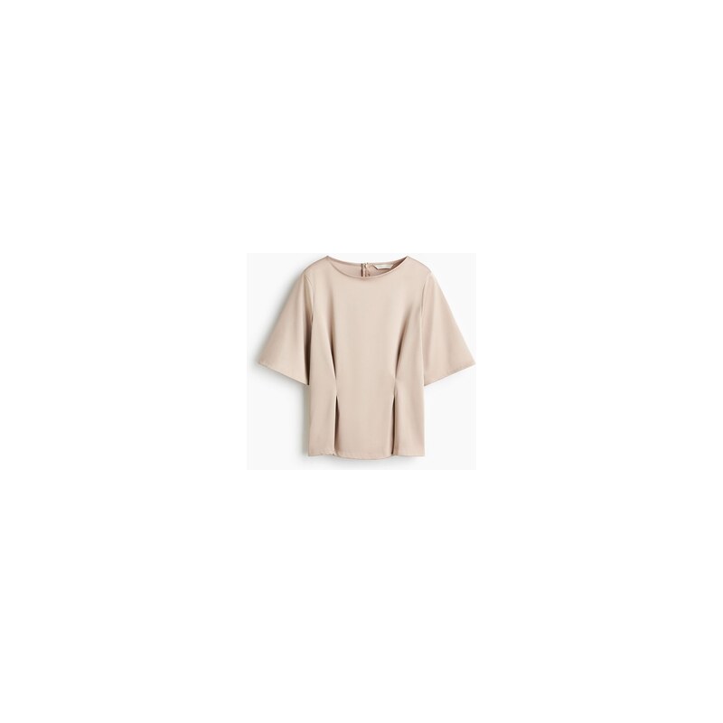 H&M - Vypasovaná halenka - Světle Béžová
