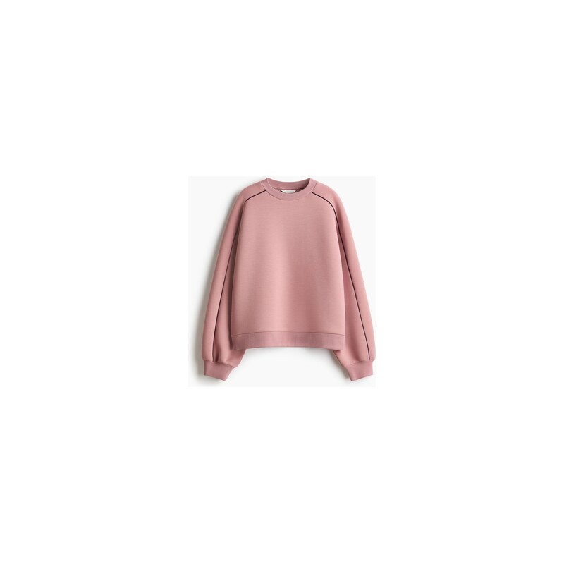 H&M - Scuba sweatshirt - Světle Růžová