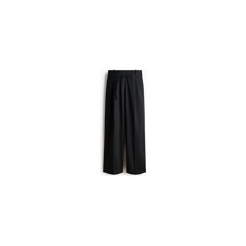 H&M - Elegantní kalhoty - Černá