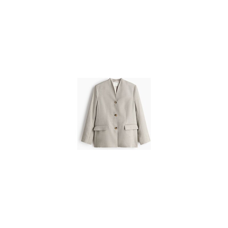 H&M - Sako bez klop - Béžová