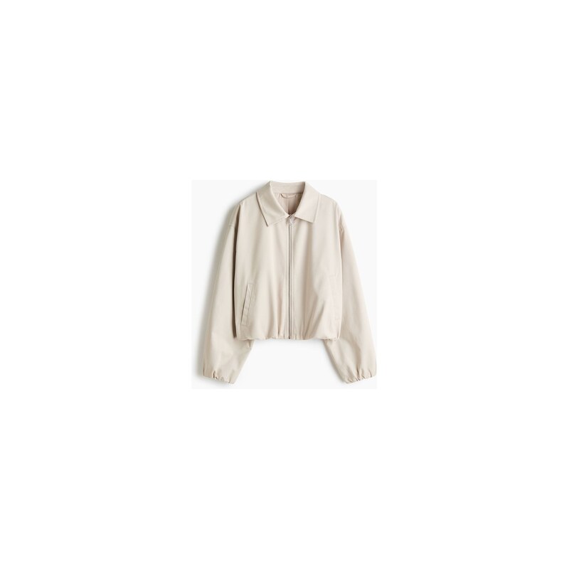 H&M - Bunda bluzon - Světle Béžová