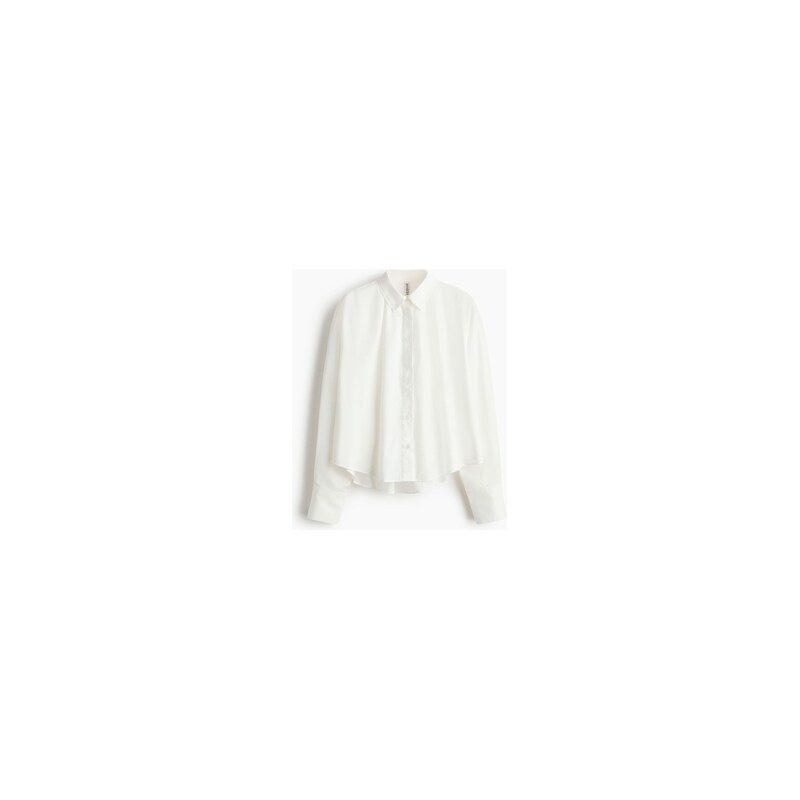 H&M - Košile Loose Fit - Bílá