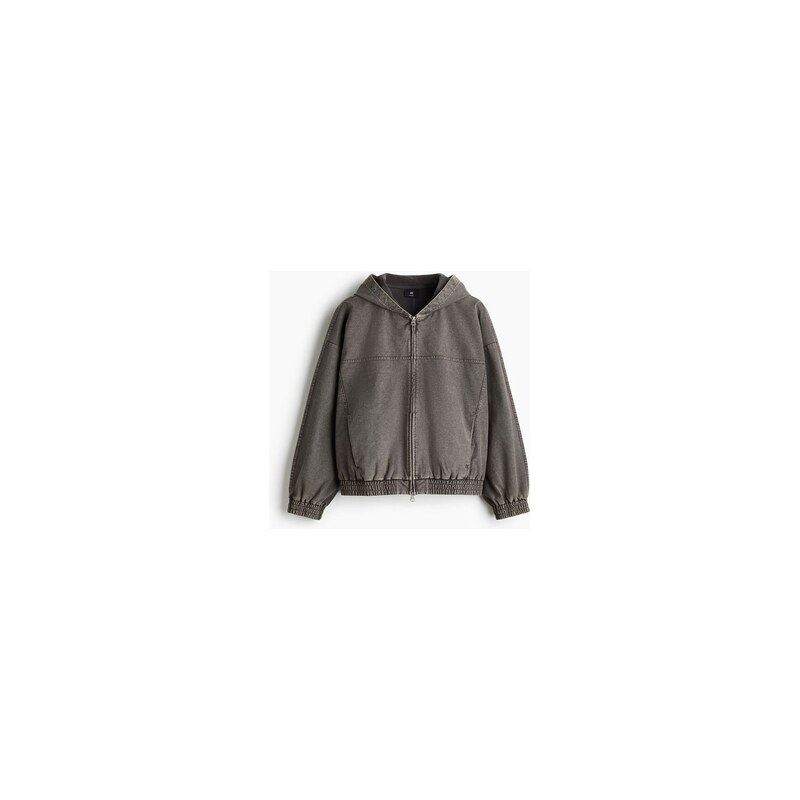 H&M - Bundas kapucí - Tmavě Šedá