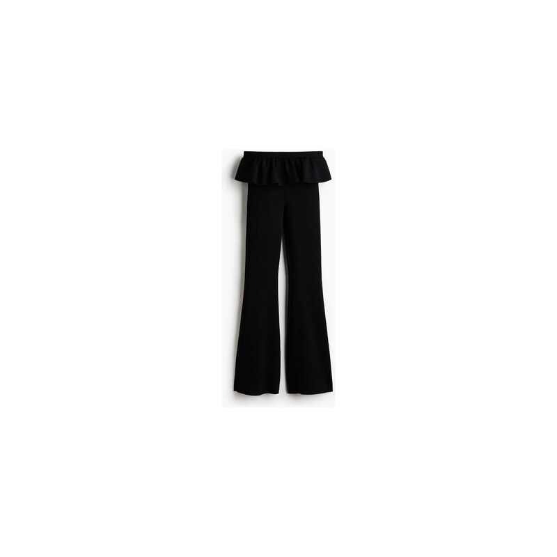 H&M - Kalhotys volánem - Černá