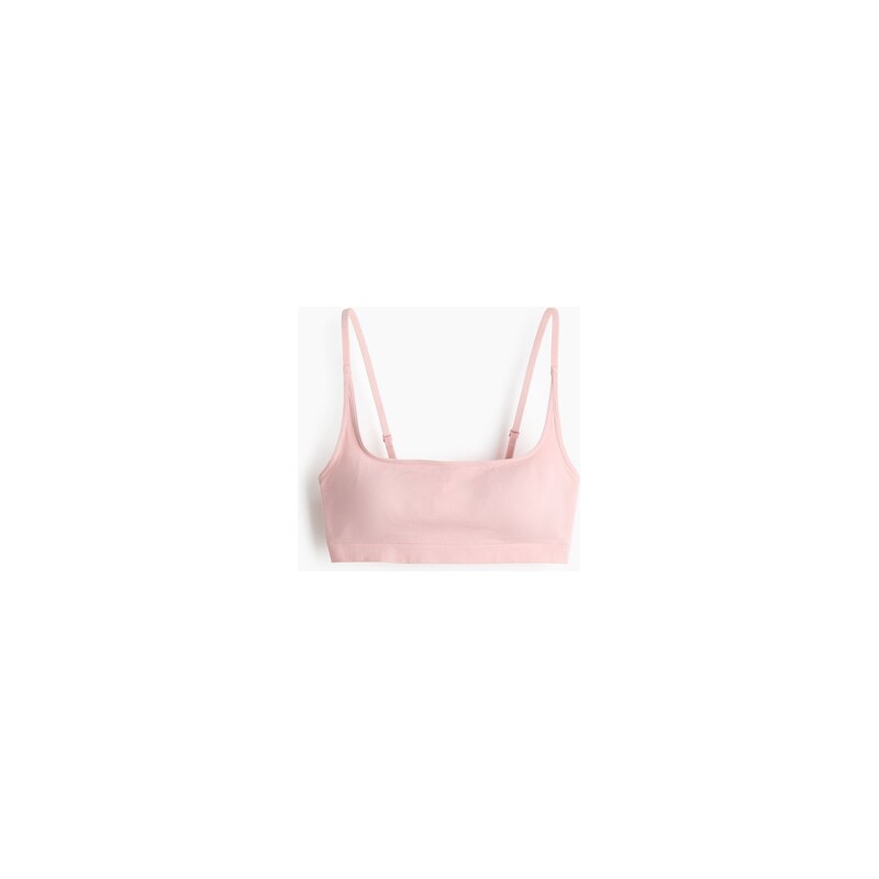 H&M - Měkká vyztužená podprsenka - Světle Růžová