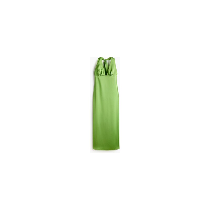 H&M - Šaty halterneck - Zelená