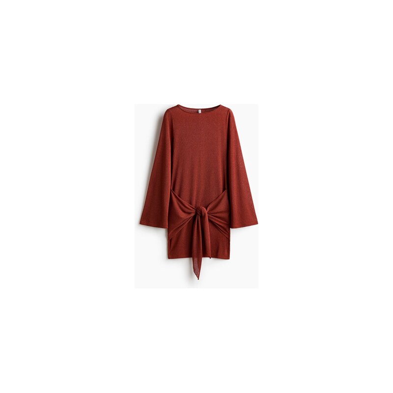 H&M - Šatys vázačkami - Červená