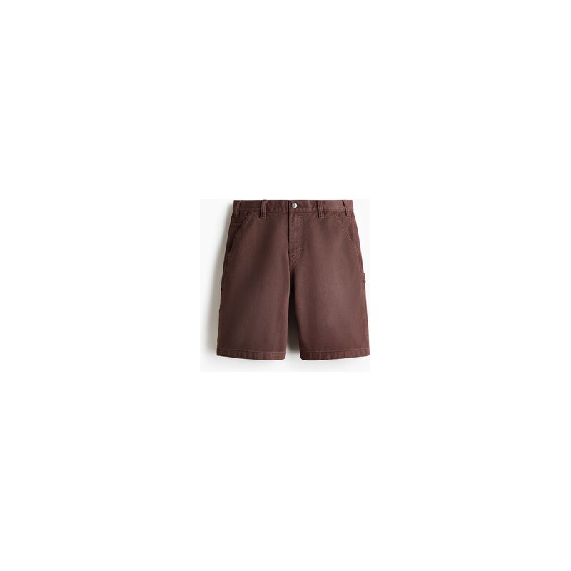 H&M - Šortky carpenter Relaxed Fit - Hnědá