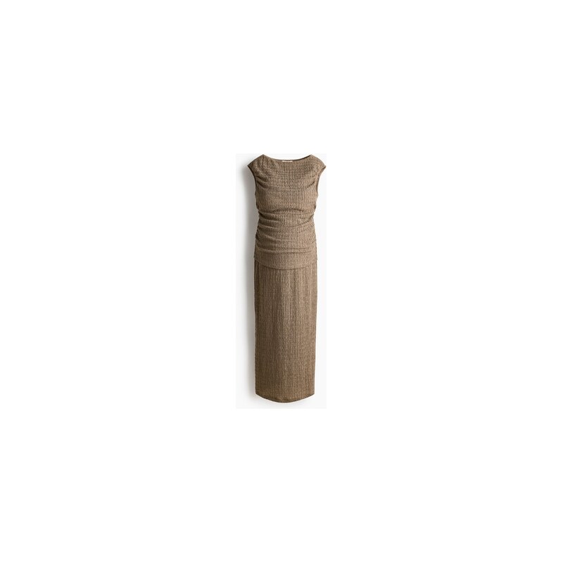 H&M - MAMA Dvoudílná souprava ze strukturovaného žerzeje - Khaki