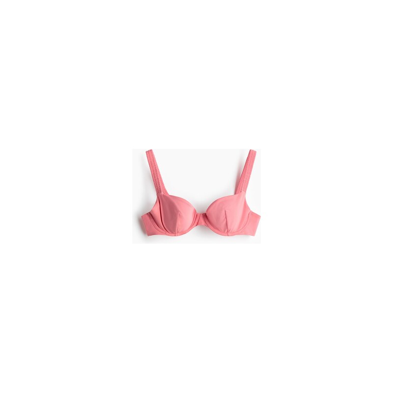 H&M - Vyztužená bikinová podprsenka - Růžová