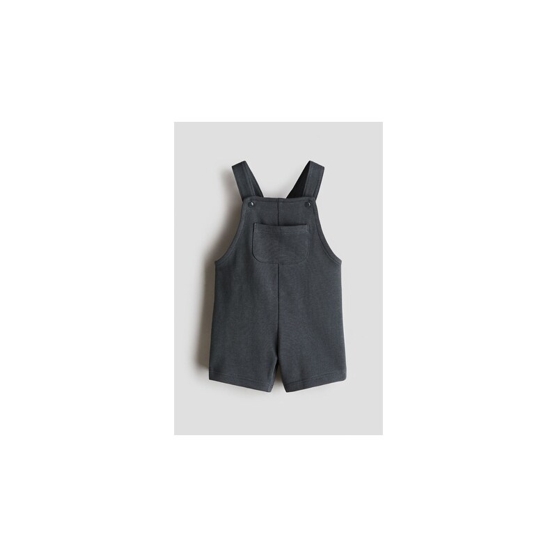 H&M - Teplákové šortkys laclem - Tmavě Šedá