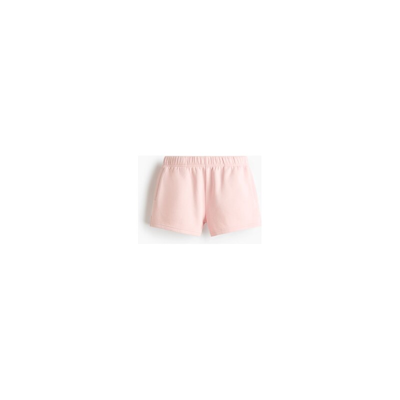 H&M - Teplákové šortky - Světle Růžová