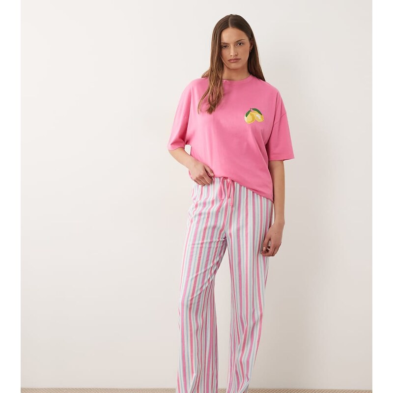 ASOS Tall ASOS DESIGN Tall make lemonade short sleeve and