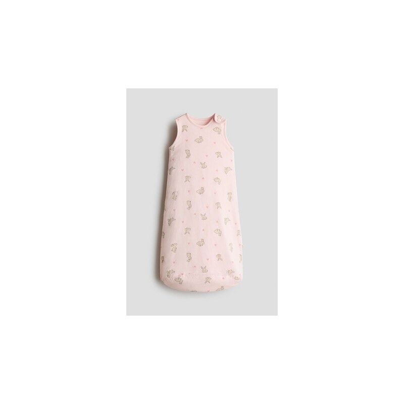 H&M - Spací vaks potiskem - Světle Růžová/Králíčci