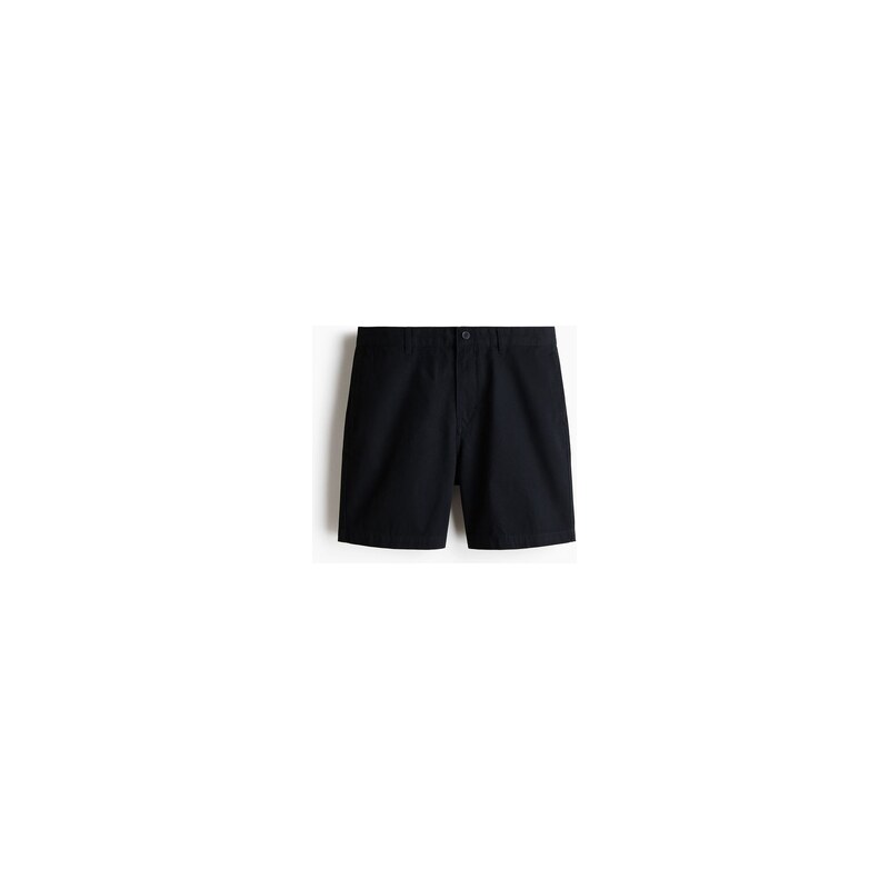 H&M - Šortky chino Relaxed Fit - Černá