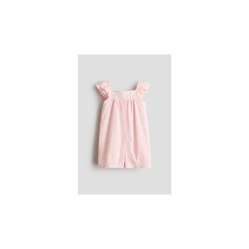 H&M - Overals volánkovými rukávy - Světle Růžová