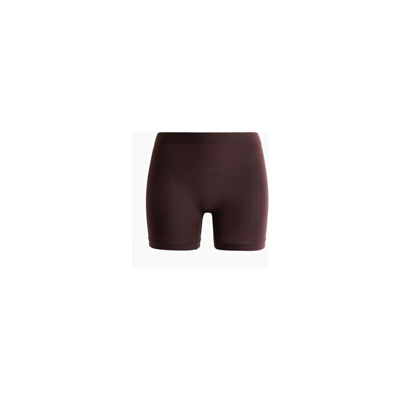 H&M - Bezešvé kalhotkys nohavičkou Biker Light Shape - Tmavě