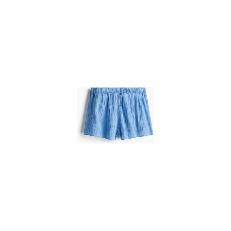 H&M - Bavlněné šortky - Modrá