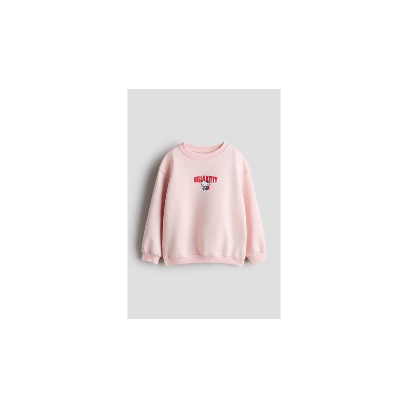 H&M - Mikinas tištěným motivem - Světle Růžová/Hello Kitty