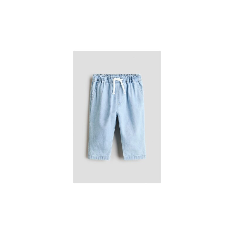 H&M - Džínové kalhoty - Světlý Denim Blue