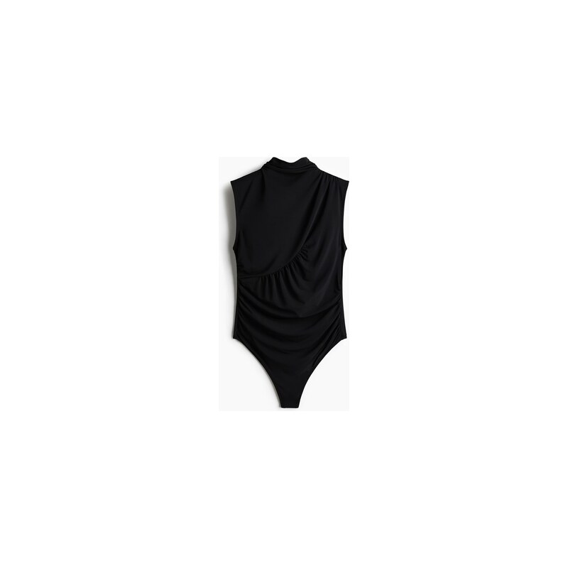 H&M - Řasené body thong - Černá