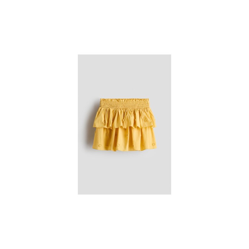H&M - Volánová sukně - Žlutá