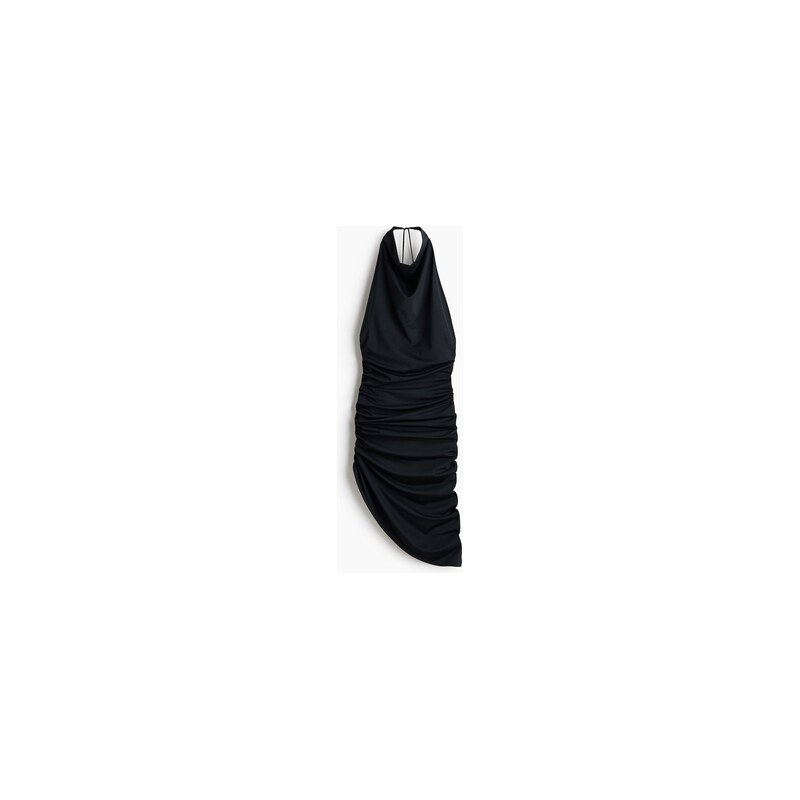 H&M - Extra dlouhý top halterneck - Černá