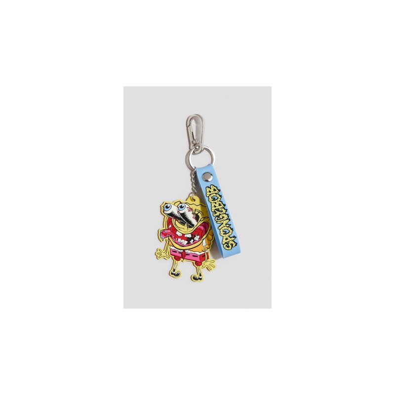 H&M - Přívěsek na tašku - Žlutá/Spongebob V Kalhotách