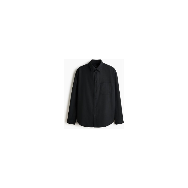 H&M - Košile Relaxed Fit - Černá