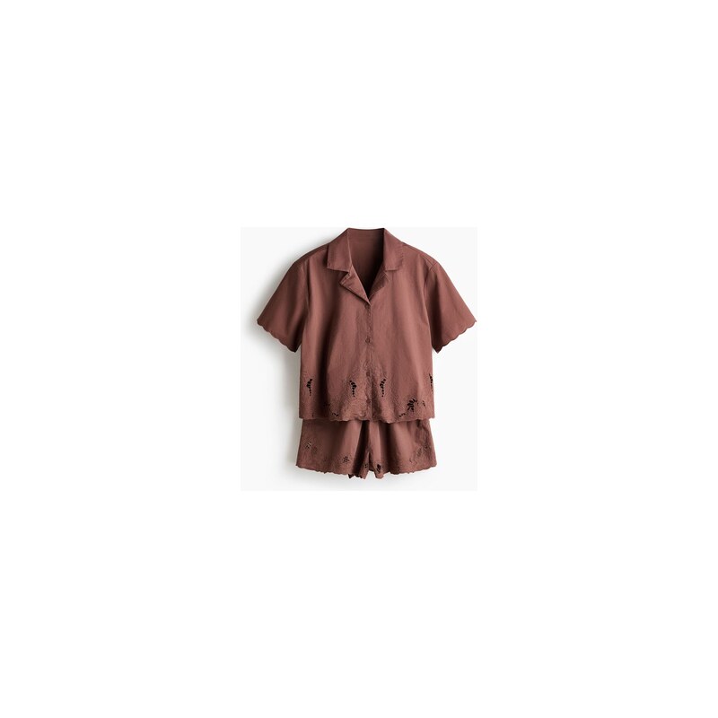 H&M - Pyžamos madeirou - Tlumená Červená