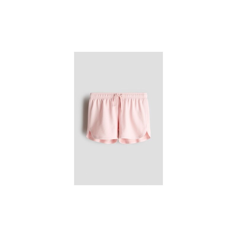 H&M - Teplákové šortky - Světle Růžová