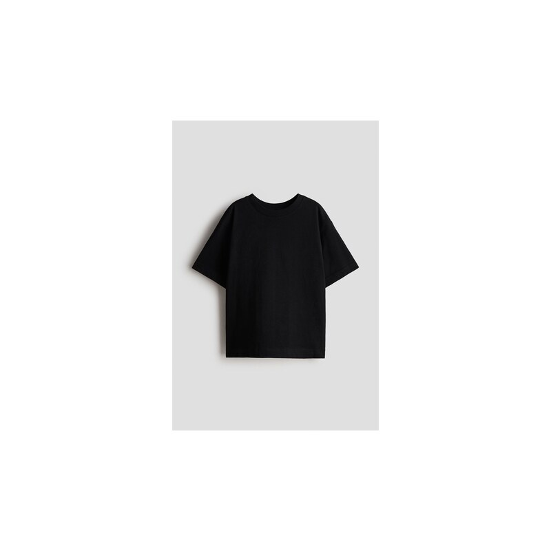 H&M - Tričko Loose Fit - Černá