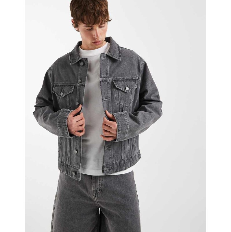 ASOS DESIGN Circular Design Collection denim trucker jacket in