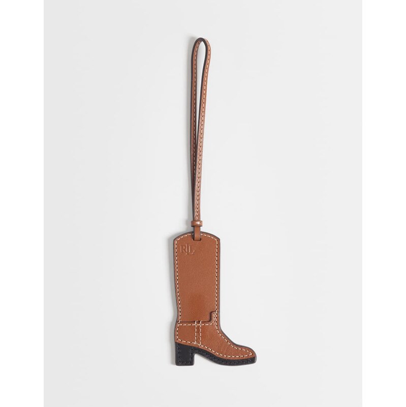 Lauren by Ralph Lauren boot bag charm in tan-Brown