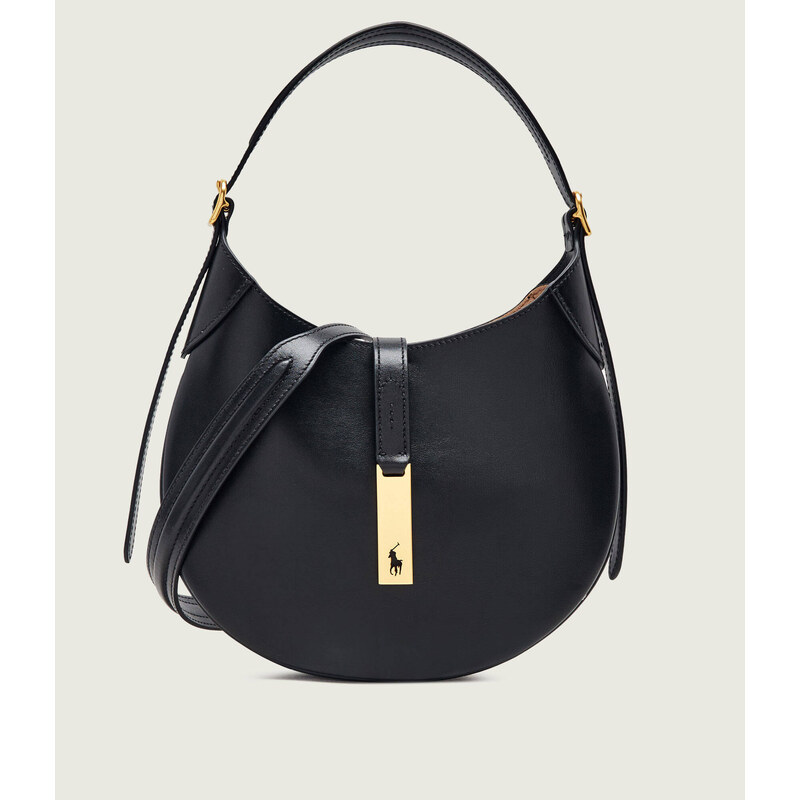 POLO RALPH LAUREN Kožené hobo kabelka Id