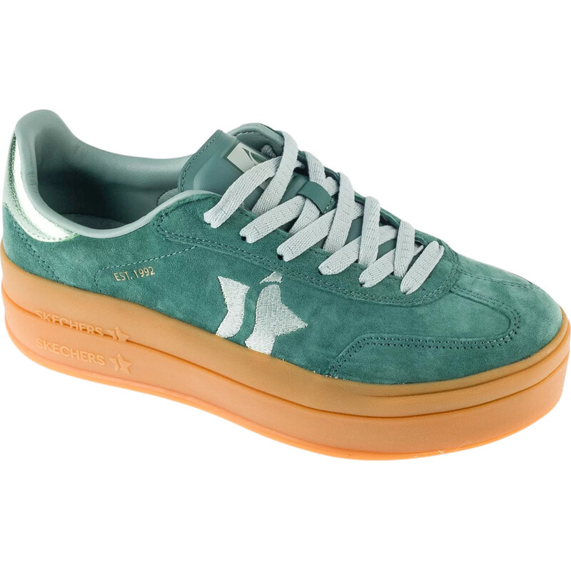 Dámské tenisky Skechers Academy Hi-Elevated Essence zelené