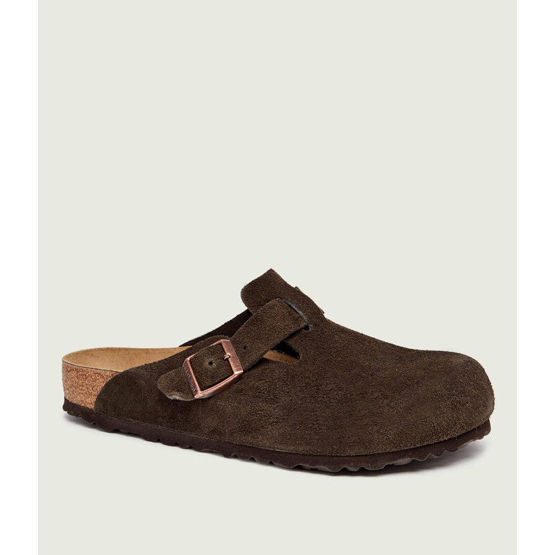 Birkenstock Pantofle typu mules Boston | semiš | regular fit