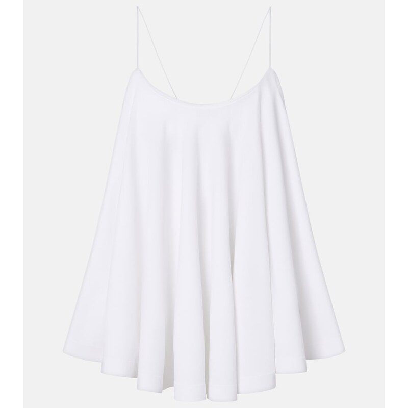 Jacquemus Voile open-back jersey top