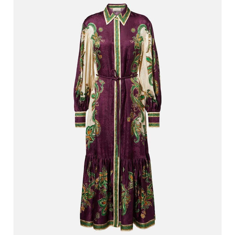 Alemais AlÃmais Ruthie floral shirt dress