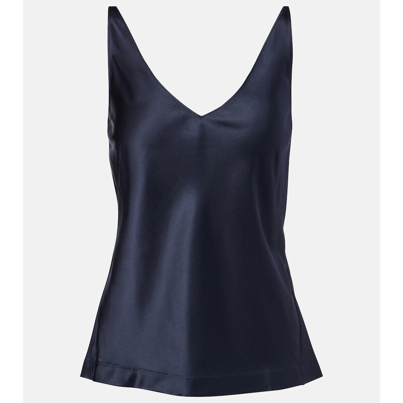 Dorothee Schumacher Sense of Shine silk-blend satin top