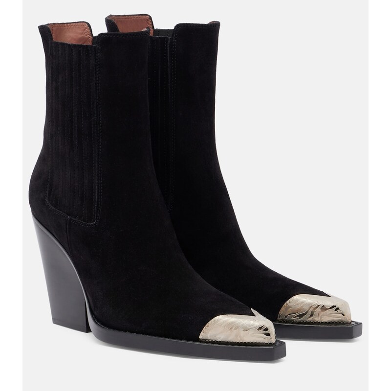 Paris Texas Dallas embellished suede ankle boots